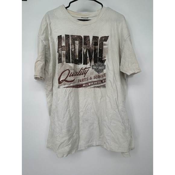 Harley-Davidson Other - Harley Davidson Boston Massachusetts T-shirt size large White Motorcycle